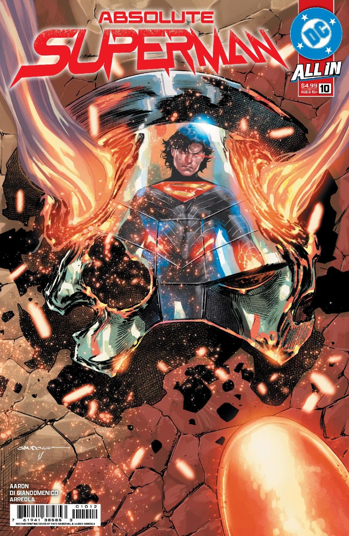 DC Comics Comic Books ABSOLUTE SUPERMAN #10 Second Printing 76194138585301012 0825DC8316