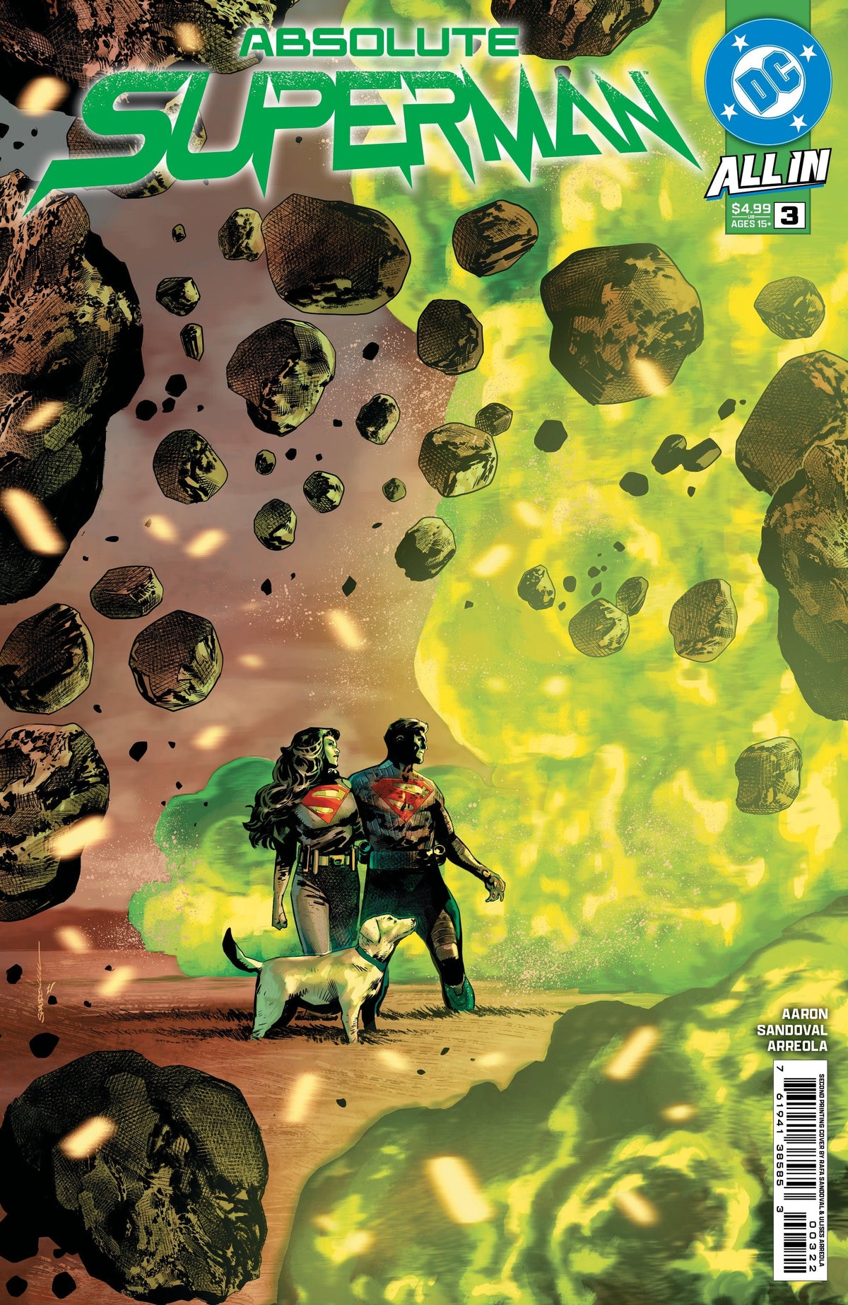 DC Comics Comic Books ABSOLUTE SUPERMAN #3 Second Printing 76194138585300322 0425DC871