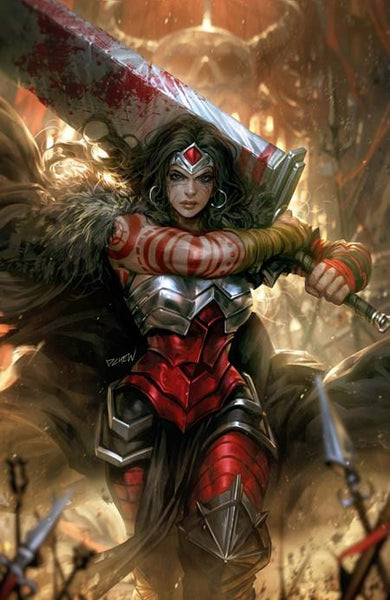 wonder mtg card absolute wonder woman #11 cvr b derrick chew card stock var