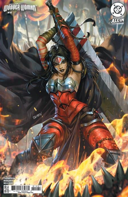 DC Comics Comic Books ABSOLUTE WONDER WOMAN #14 CVR B DERRICK CHEW CARD STOCK VAR 76194138586001421 0925DC0063