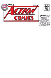 DC Comics Comic Books ACTION COMICS #242 FACSIMILE EDITION CVR B BLANK CARD STOCK VAR 76194139476300121 0126DC0252