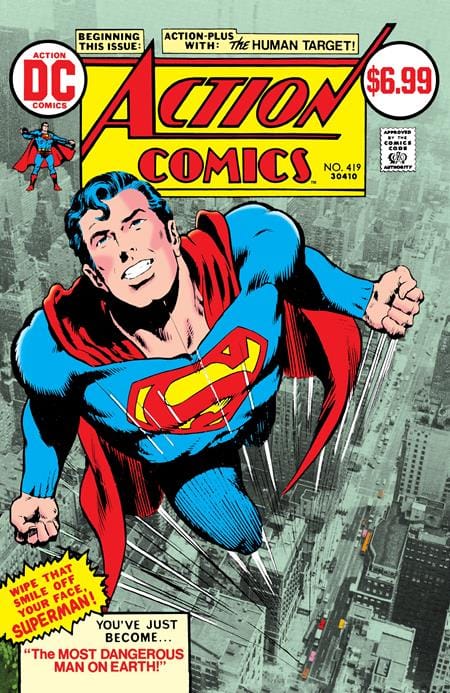 DC Comics Comic Books ACTION COMICS #419 FACSIMILE EDITION CVR B NEAL ADAMS FOIL VAR 76194139477000131 1225DC0200