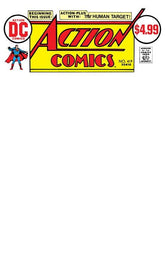 DC Comics Comic Books ACTION COMICS #419 FACSIMILE EDITION CVR C BLANK CARD STOCK VAR 76194139477000121 1225DC0201