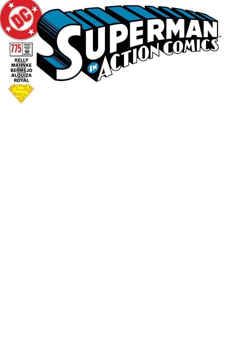 DC Comics Comic Books ACTION COMICS #775 FACSIMILE EDITION CVR D BLANK CARD STOCK VAR 76194138706200121 0425DC241