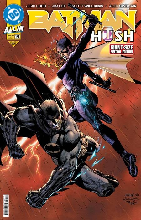 DC Comics Comic Books BATMAN #161 GIANT SIZED SPECIAL EDITION CVR B JIM LEE FOIL VAR 76194139200400121 0425DC802