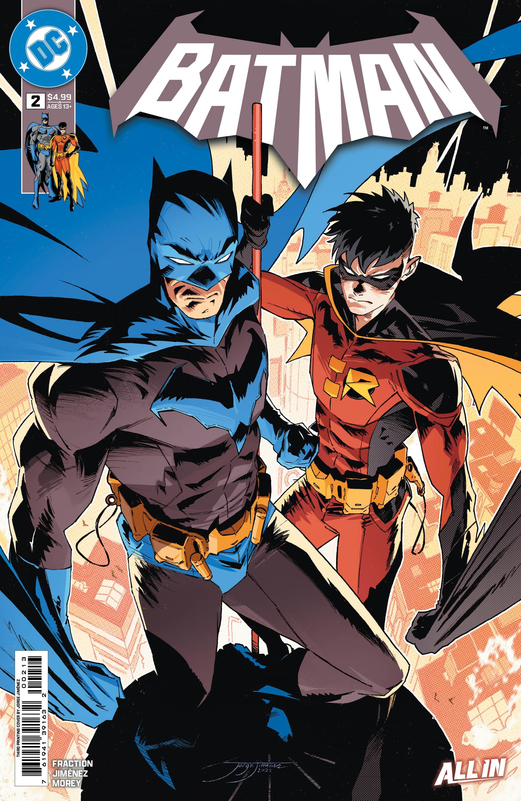 BATMAN #2 Third Printing Cvr A Jorge Jimenez [SIGNED BY MATT FRACTION]