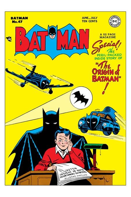 DC Comics Comic Books BATMAN #47 FACSIMILE EDITION CVR A BOB KANE 76194138720800111 0925DC0211