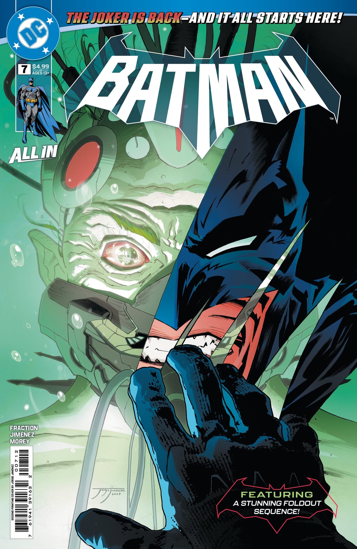 DC Comics Comic Books BATMAN #7 Second Printing (Release Date: 09/02/2026) 76194139163200712 0626DC8545