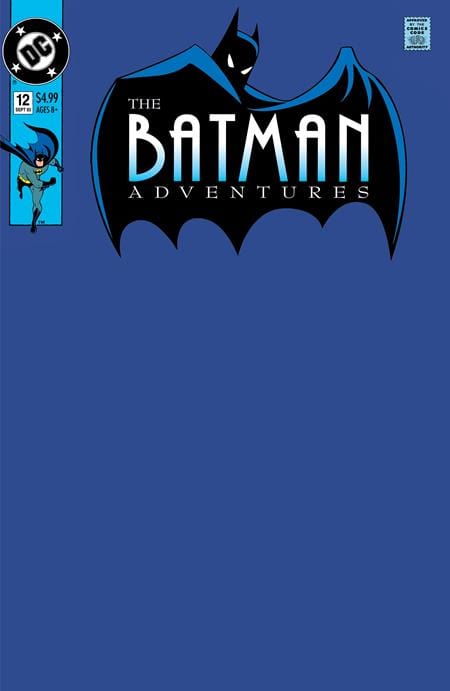 BATMAN ADVENTURES #12 FACSIMILE EDITION CVR C BLANK VAR
