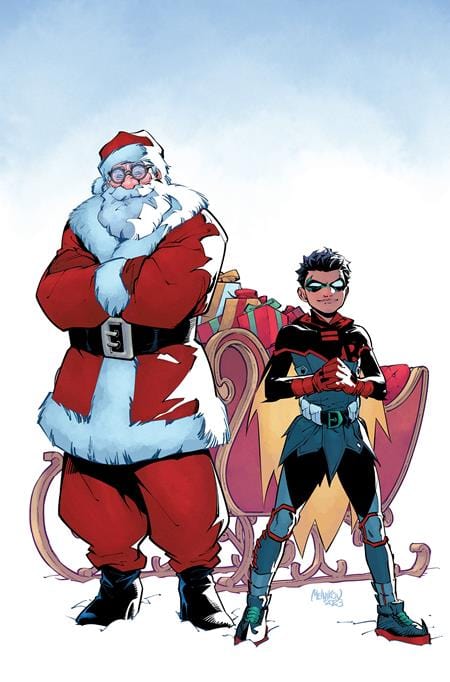 DC Comics Comic Books BATMAN AND ROBIN #4 CVR D OTTO SCHMIDT SANTA CARD STOCK VAR 76194138050600471 1023DC078