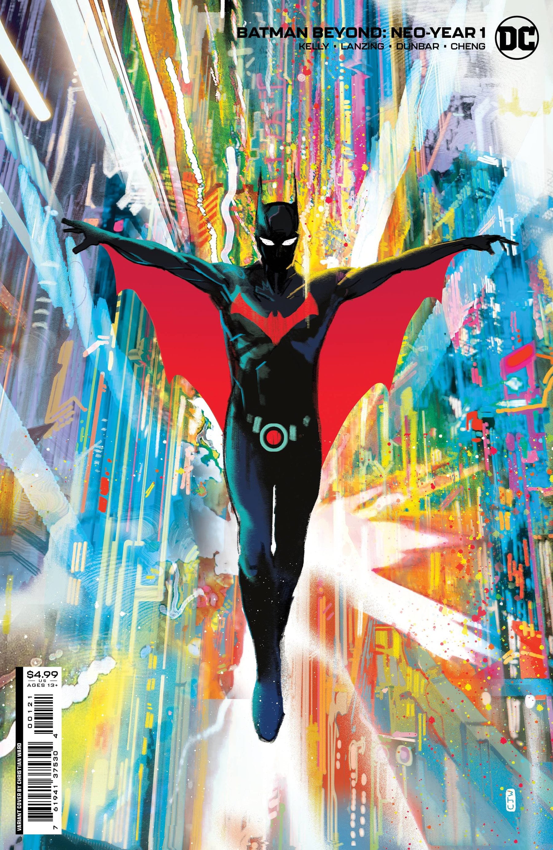 BATMAN BEYOND NEO YEAR #1 CVR B WARD CARD STOCK VAR