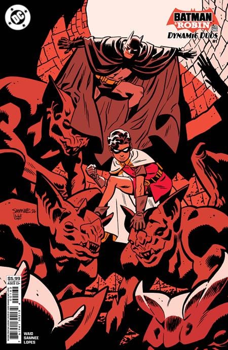 DC Comics Comic Books BATMAN & ROBIN YEAR ONE DYNAMIC DUOS #1 (OF 12) Second Printing Cvr B Chris Samnee Card Stock Var (Release Date: 10/14/2026) 76194139213400162 0726DC8689
