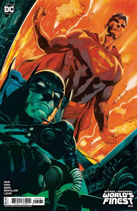 DC Comics Comic Books BATMAN SUPERMAN WORLDS FINEST #25 CVR F ALVARO MARTINEZ BUENO CARD STOCK VAR 76194137521202581 0124DC068