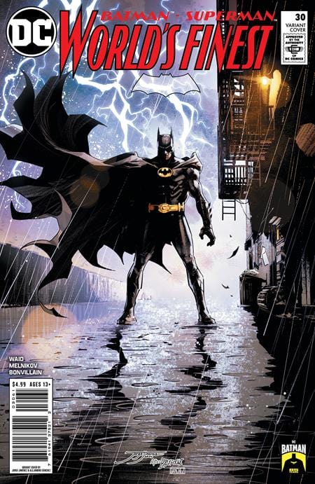 DC Comics Comic Books BATMAN SUPERMAN WORLDS FINEST #30 CVR D JORGE JIMENEZ BATMAN 85TH ANNIVERSARY CARD STOCK VAR 76194137521203061 0624DC142