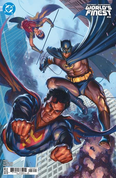 BATMAN SUPERMAN WORLDS FINEST #56 CVR B BEN HARVEY CARD STOCK VAR (Release Date: 10/21/2026)