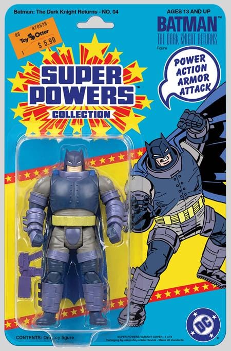 DC Comics Comic Books BATMAN THE DARK KNIGHT RETURNS #4 (OF 4) FACSIMILE EDITION CVR B JASON GEYER & ALEX SAVIUK DARK KNIGHT RETURNS ARMORED SUPER POWERS ACTION FIGURE CARD STOCK VAR 76194139537100121 0326DC0197