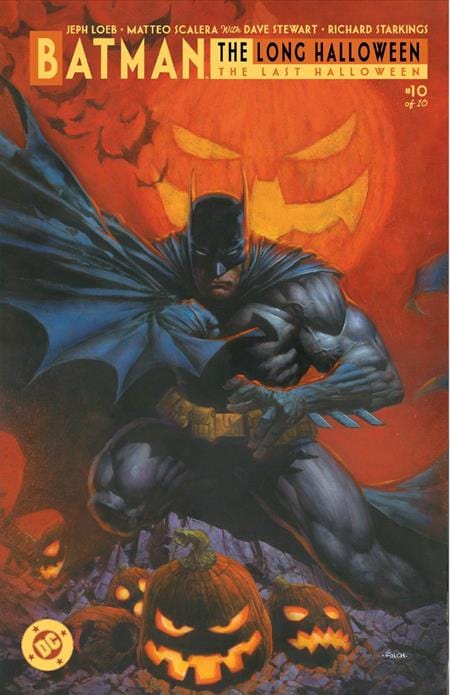 DC Comics Comic Books BATMAN THE LONG HALLOWEEN THE LAST HALLOWEEN #10 (OF 10) CVR D DAVID FINCH CARD STOCK VAR 76194137589201041 0725DC168