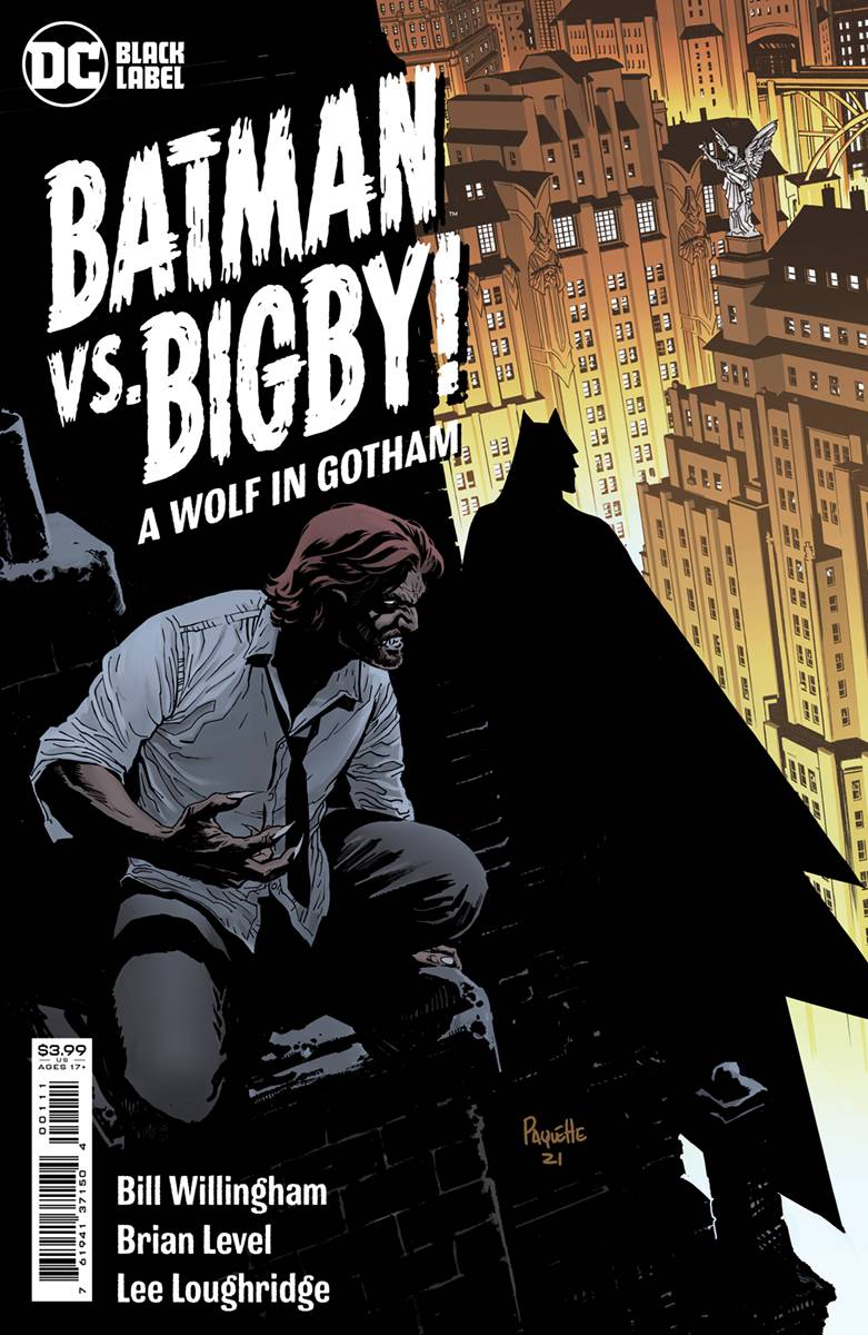 DC Comics Comic Books BATMAN VS BIGBY A WOLF IN GOTHAM #1 (OF 6) CVR A PAQUETTE (M 76194137150400111
