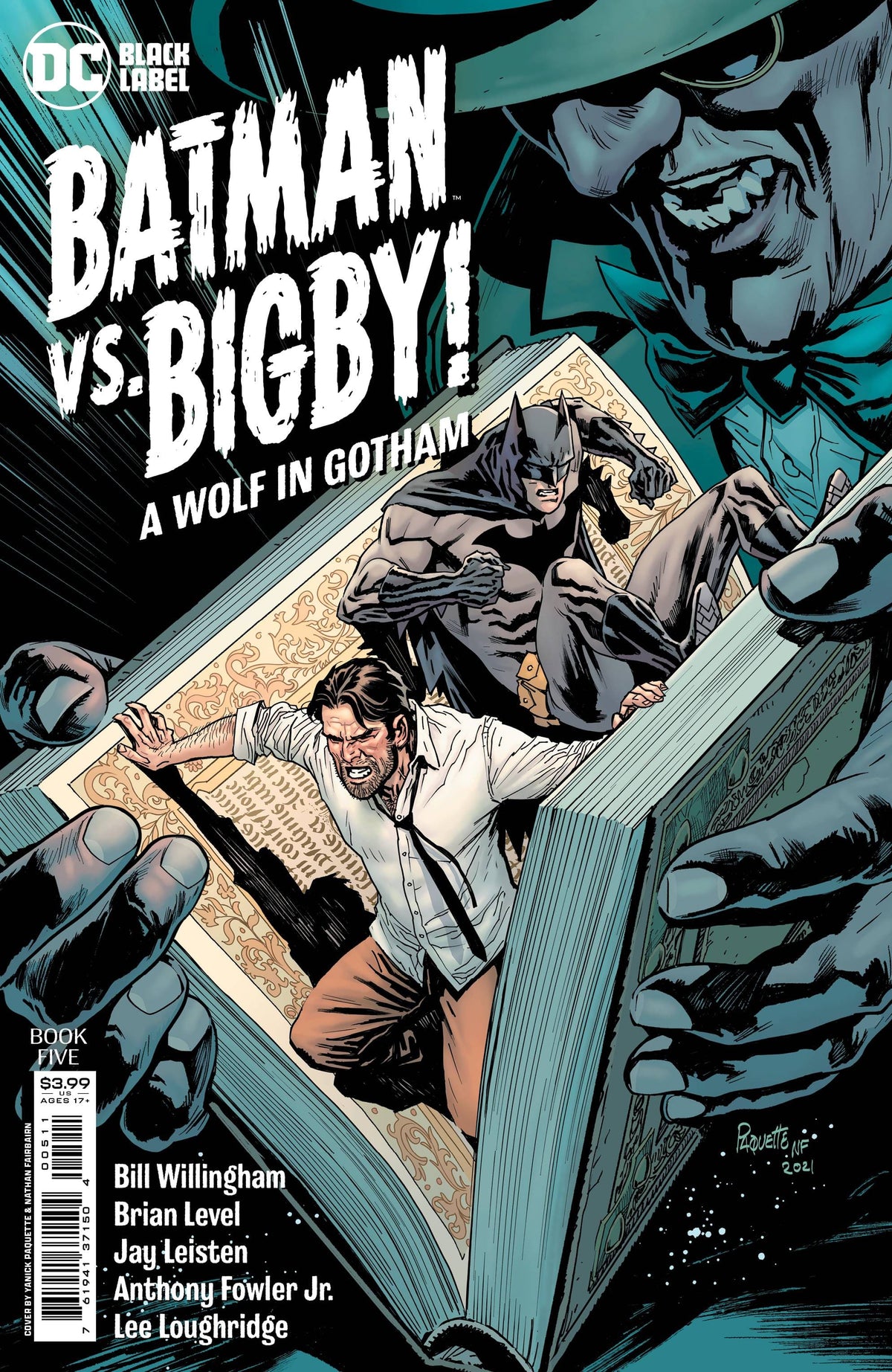 DC Comics Comic Books BATMAN VS BIGBY A WOLF IN GOTHAM #5 (OF 6) CVR A PAQUETTE (M 76194137150400511