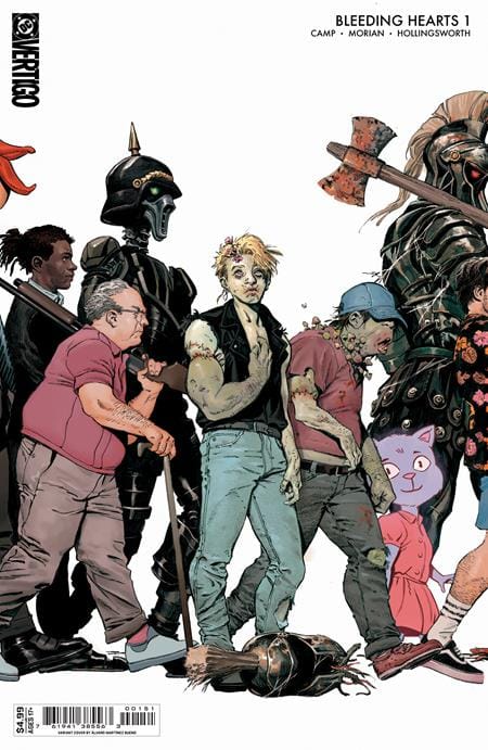 DC Comics Comic Books BLEEDING HEARTS #1 CVR E ALVARO MARTINEZ BUENO CONNECTING CARD STOCK VAR (MR) 76194138556300151 1225DC0011