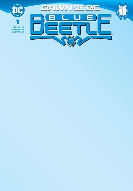 DC Comics Comic Books BLUE BEETLE #1 CVR E BLANK CARD STOCK VAR 76194138175600161 0723DC109