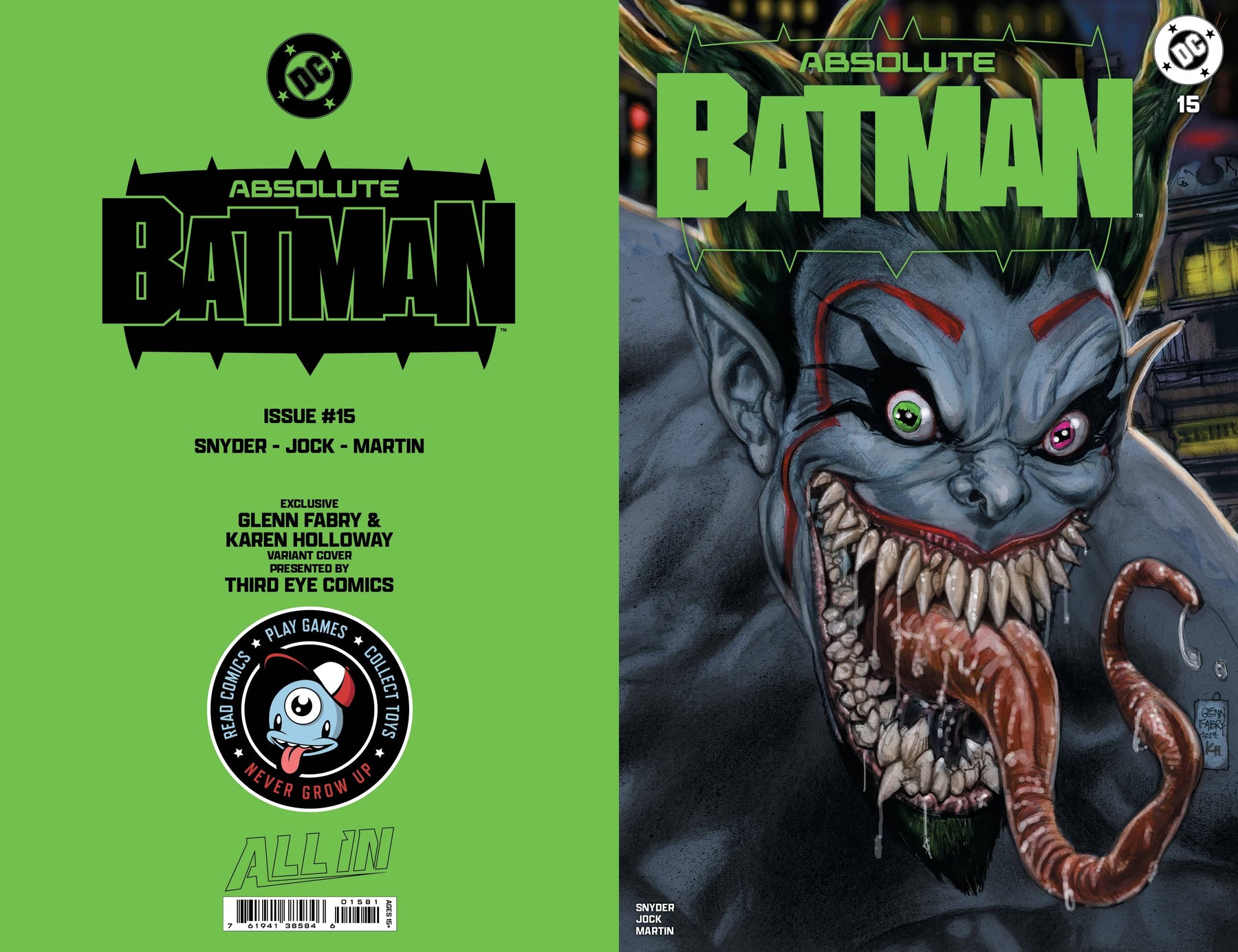 ABSOLUTE BATMAN #15 - ANARCHY BUNDLE