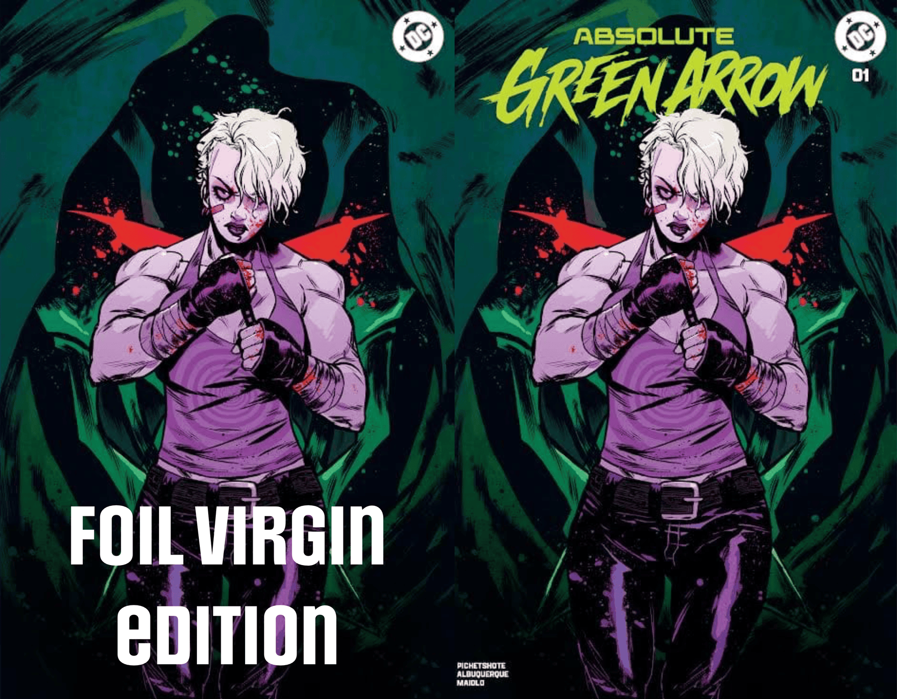 ABSOLUTE GREEN ARROW #1 THIRD EYE DOUBLE-SET - REGULAR & FOIL