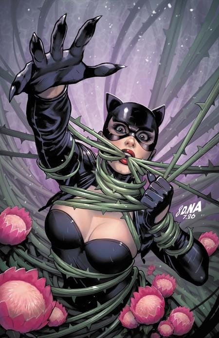 DC Comics Comic Books CATWOMAN #92 CVR E DAVID NAKAYAMA BAD SEEDS SPOT FOIL VAR (BATMAN BAD SEEDS) (Release Date: 10/21/2026) 76194135682209251 0826DC0146
