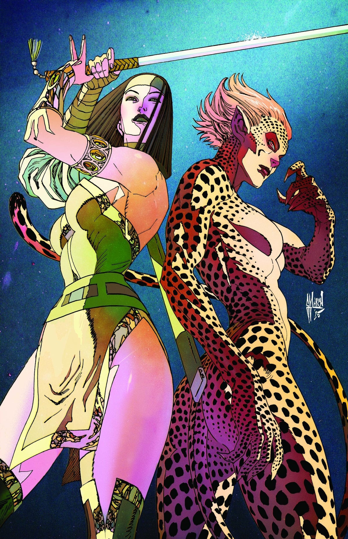 DC Comics Comic Books CHEETAH AND CHESHIRE ROB THE JUSTICE LEAGUE #2 (OF 6) CVR C GUILLEM MARCH CARD STOCK VAR 76194139143400221 0725DC099