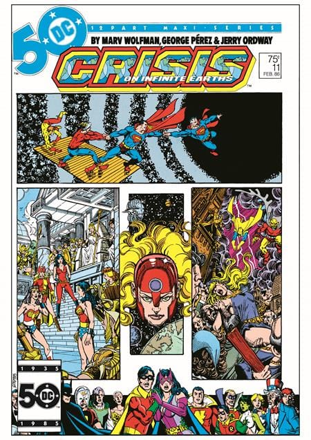 DC Comics Comic Books CRISIS ON INFINITE EARTHS #11 FACSIMILE EDITION CVR A GEORGE PEREZ 76194138483200111 1224DC190