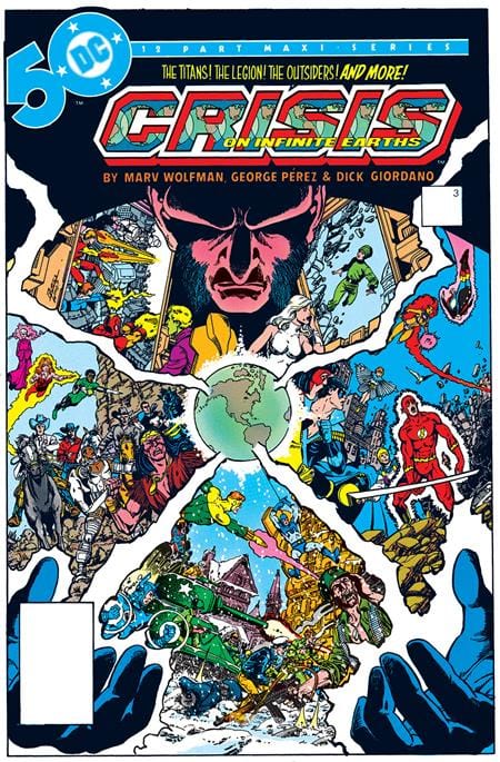 CRISIS ON INFINITE EARTHS #3 (OF 12) FACSIMILE EDITION CVR A GEORGE PEREZ