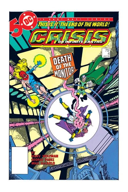 CRISIS ON INFINITE EARTHS #4 FACSIMILE EDITION CVR A GEORGE PEREZ