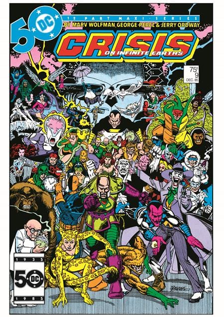 DC Comics Comic Books CRISIS ON INFINITE EARTHS #9 FACSIMILE EDITION CVR A GEORGE PEREZ 76194138481800111 1024DC191