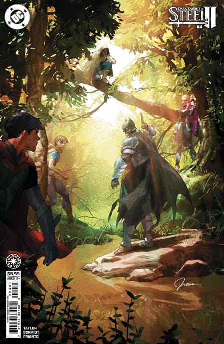 DARK KNIGHTS OF STEEL II #4 (OF 12) CVR C GERALD PAREL CARD STOCK VAR (Release Date: 10/21/2026)