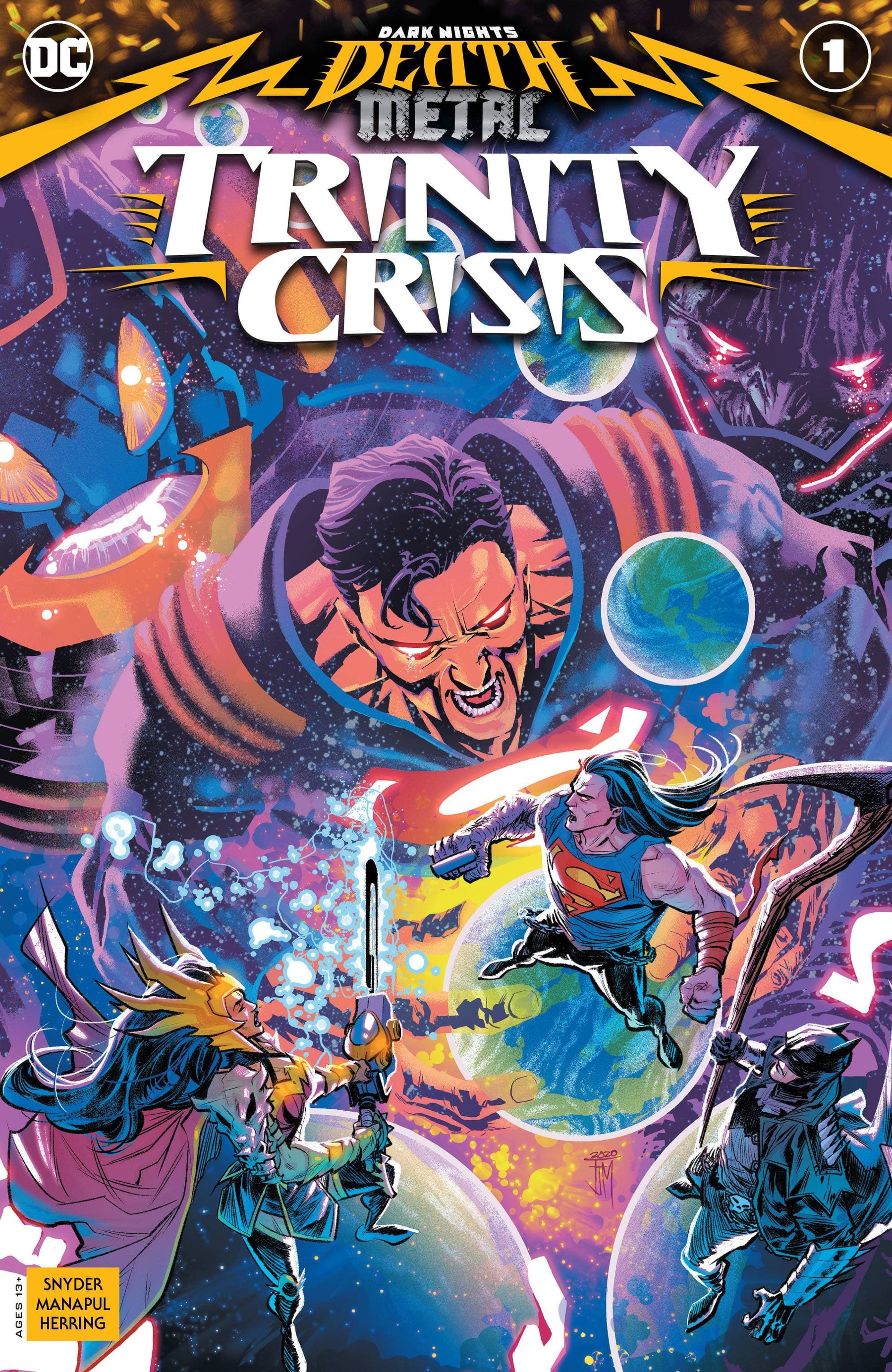 DARK NIGHTS DEATH METAL TRINITY CRISIS #1 (SINGED BY SCOTT SNYDER)