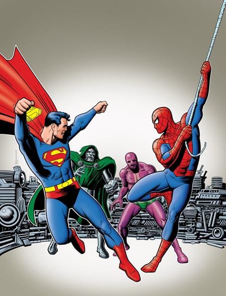 DC Comics Comic Books DC AND MARVEL PRESENT SUPERMAN AND SPIDER-MAN (MARVEL TREASURY EDITION #28) #1 FACSIMILE EDITION CVR B BRIAN BOLLAND VAR 76194139649100121 1125DC0205