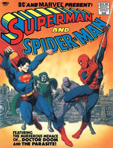 DC Comics Comic Books DC AND MARVEL PRESENT SUPERMAN AND SPIDER-MAN (MARVEL TREASURY EDITION #28) #1 FACSIMILE EDITION CVR C JOHN ROMITA SR & BOB LARKIN FOIL VAR 76194139649100131 1125DC0206