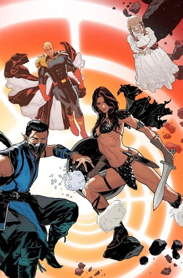 DC Comics Comic Books DC K.O. BOSS BATTLE #1 (ONE SHOT) CVR E JEFF SPOKES WRAPAROUND CARD STOCK VAR 1225DC0040