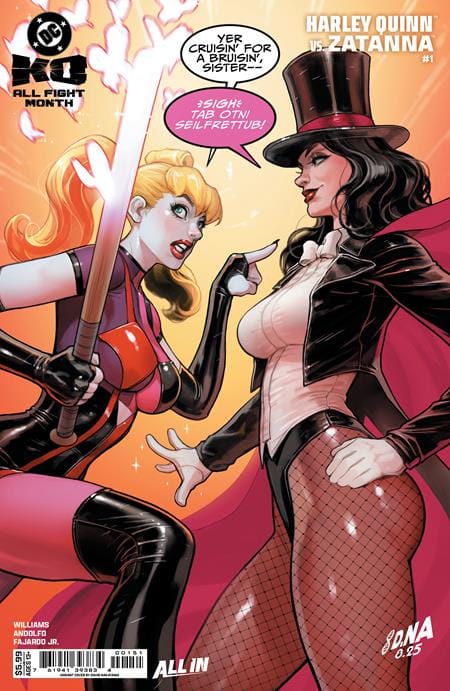 DC Comics Comic Books DC K.O. HARLEY QUINN VS ZATANNA #1 (ONE SHOT) CVR E DAVID NAKAYAMA CARD STOCK VAR 76194139383400151 1025DC0024