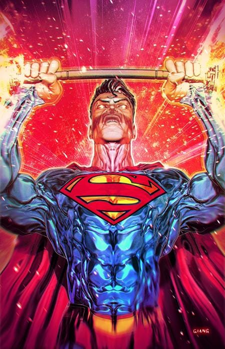 DC Comics Comic Books DC K.O. SUPERMAN VS [REDACTED] #1 (ONE SHOT) CVR B JOHN GIANG CARD STOCK VAR 76194139381000121 1025DC0002