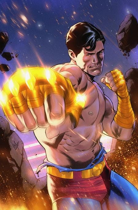 DC Comics Comic Books DC K.O. SUPERMAN VS [REDACTED] #1 (ONE SHOT) CVR C LUCAS MEYER CARD STOCK VAR 76194139381000131 1025DC0003