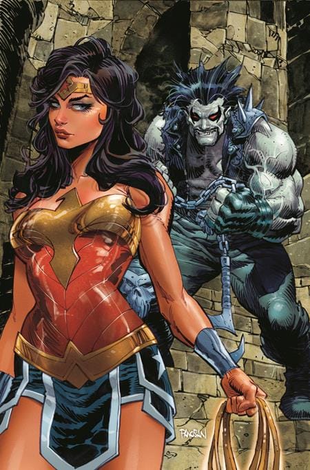 DC Comics Comic Books DC K.O. WONDER WOMAN VS [REDACTED] #1 (ONE SHOT) CVR B DAN PANOSIAN CARD STOCK VAR 76194139382700131 1025DC0011