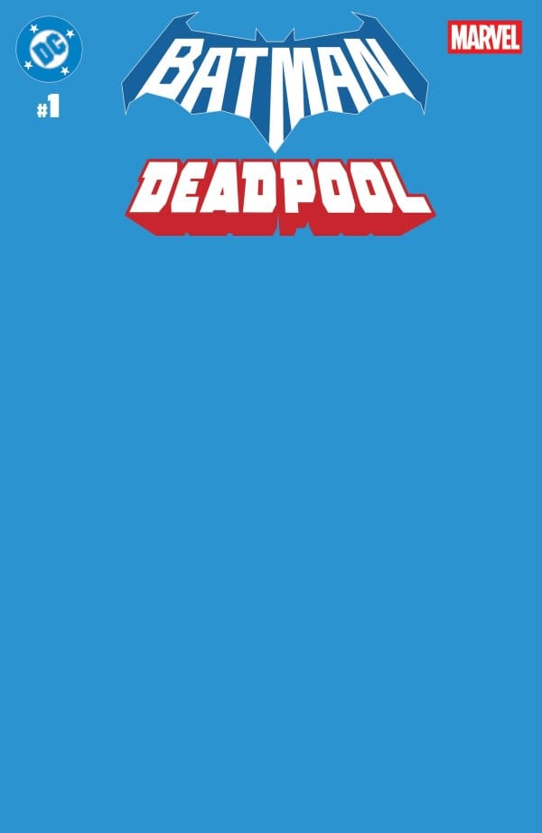 DC Comics Comic Books DC MARVEL BATMAN DEADPOOL #1 (ONE SHOT) CVR U BLUE BLANK CARD STOCK VAR 76194139316200133 0925DC0021