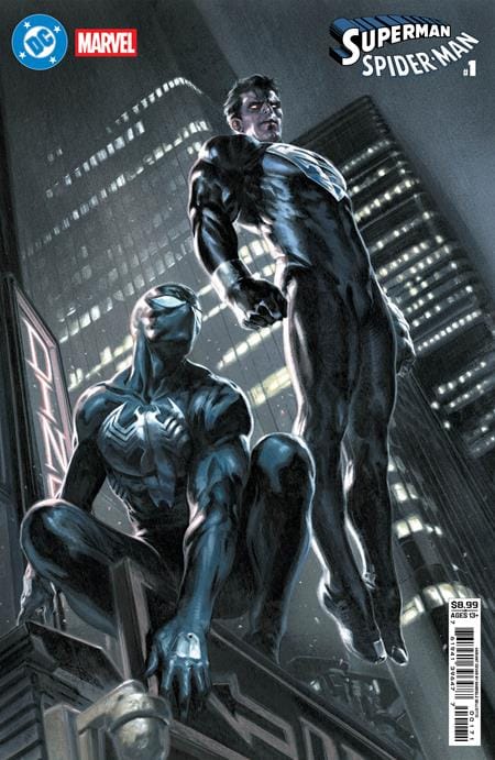 DC Comics Comic Books DC MARVEL SUPERMAN SPIDER-MAN #1 (ONE SHOT) CVR G GABRIELE DELL OTTO SUPERMAN BLACK & SPIDER-MAN BLACK CARD STOCK VAR 76194139647700171 0126DC0007