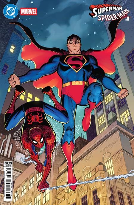 DC Comics Comic Books DC MARVEL SUPERMAN SPIDER-MAN #1 (ONE SHOT) CVR L ARTHUR ADAMS CARD STOCK VAR 76194139647700124 0126DC0012