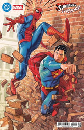 DC Comics Comic Books DC MARVEL SUPERMAN SPIDER-MAN #1 (ONE SHOT) CVR P JOSHUA MIDDLETON CARD STOCK VAR 76194139647700128 0126DC0016