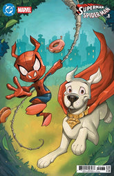 DC Comics Comic Books DC MARVEL SUPERMAN SPIDER-MAN #1 (ONE SHOT) CVR W CHRISSIE ZULLO KRYPTO & SPIDER-HAM CARD STOCK VAR 76194139647700137 0126DC0023