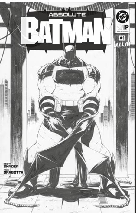 DC Comics Comic Books DC W.I.P. ABSOLUTE BATMAN #1 Second Printing Cvr A Nick Dragotta (Release Date: 12/02/2026) 76194139186100112 1026DC8059