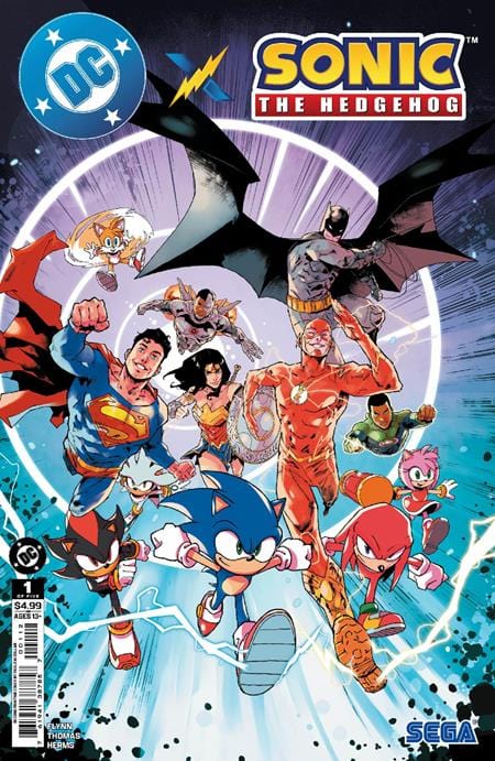 DC Comics Comic Books DC X SONIC THE HEDGEHOG #1 (OF 5) Second Printing Cvr A Pablo M Collar 76194138785700112 0225DC896