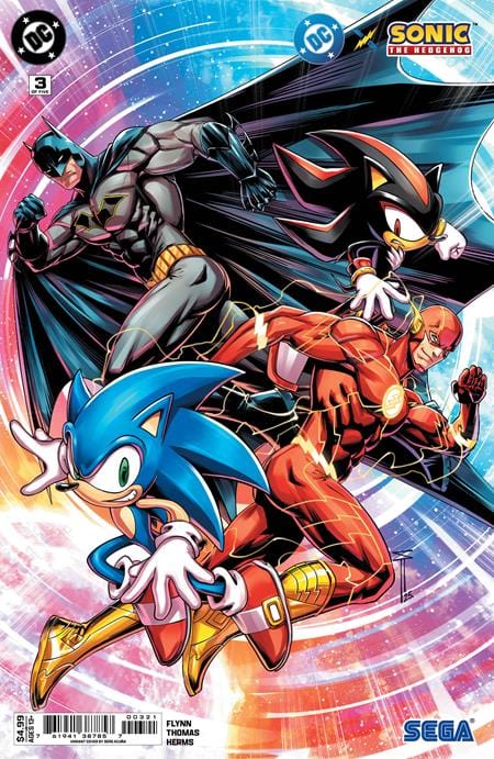 DC Comics Comic Books DC X SONIC THE HEDGEHOG #3 (OF 5) CVR B SERG ACUNA CARD STOCK VAR 76194138785700321 0325DC192